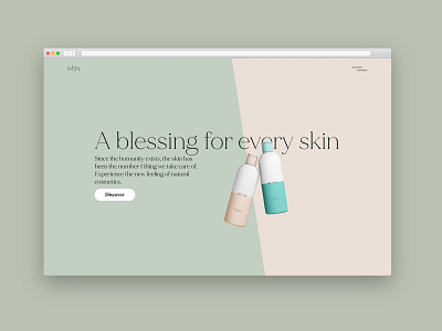 e-shop | M\N Cosmetics commerce cosmetics design e shop ecommerce frontend interface ui ux web web design