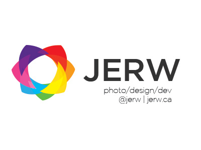 Logo Redesign colour design development ideogram logo photographer photography rainbow typography vibrant