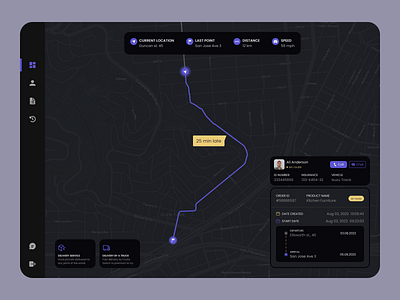 Dashboard | Tracking 🚚 dashboard logistics order track tracking ui