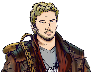 Star Lord (Comic Art) characterart comicart gotg guardiansofthegalaxy spaceart starlord