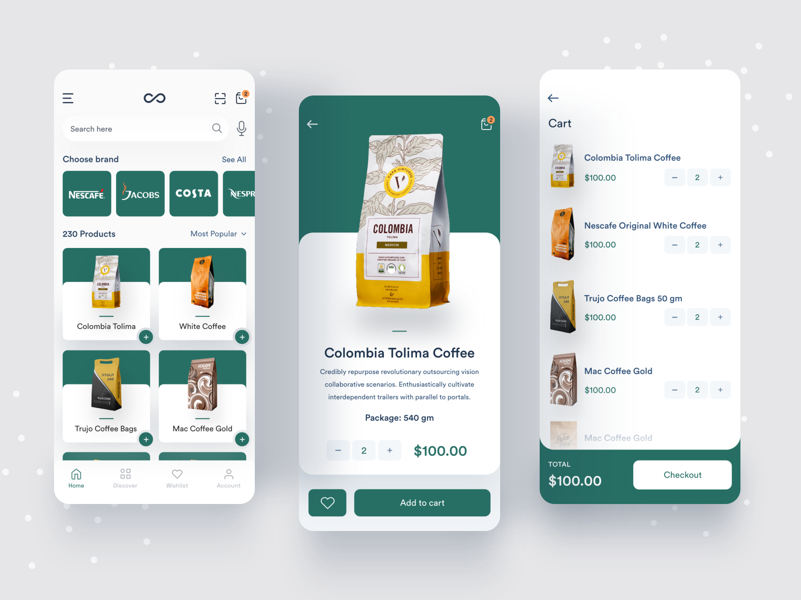 App for Coffee Shop by Ankhi Das on Dribbble