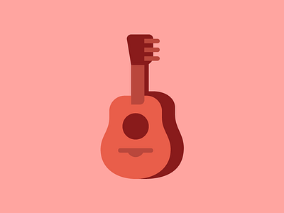 Tile Guitar Icon guitar icon