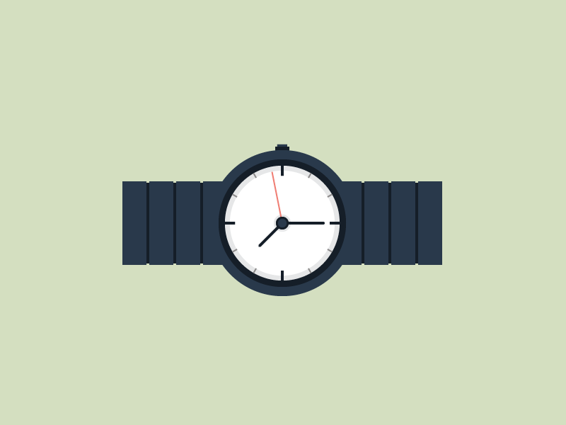 Wristwatch – Comr.se Cast 2d animation after effects animated gif animation motion authors motion design time watch wristwatch