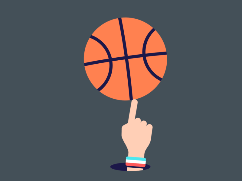 R.E.M – Huffington Post Spot Illustrations 2d animation basketball dangerdom flat huffington post motion authors motion design spin sport valentin kirilov