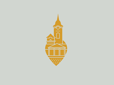 Békéscsaba architecture brand brand identity challenge cityscape design graphic design hometown hungary icon outline style sticker weekly warm up welcome