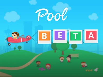 Pool - Beta android app illustration iphone mediafire photo sharing photos pool sharing