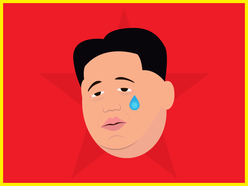Kimunji - The Real Kimoji emoji illustration best kim best korea north korea kim jong un kim kardashian
