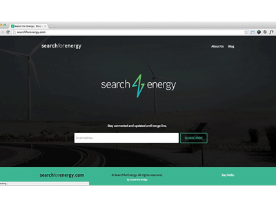 Animated GIF for Search For Energy blue electricity energy green js lightening logo typed website