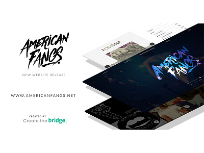 American Fangs animation band black music rock sound cloud svg video