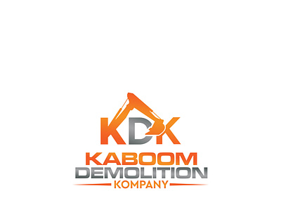 Kaboom Demolition Kompany construction logo design logo