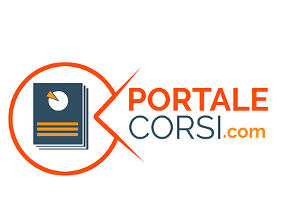 Portale corsi logo design logo