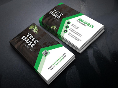 Business card Design business card design design green business card