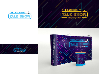 talk show design logo