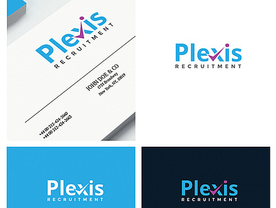 Plexis design logo vector