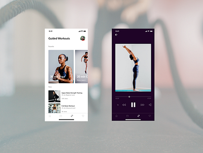 DailyChallenge Workout App concept app dailyui dailyuichallenge design fitness mobile design mobile ui ui workout yoga