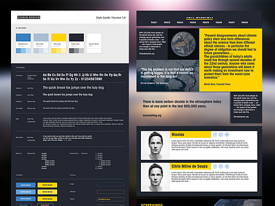 Earth Style Tile guide guidelines interface pattern libraries style style guide ui ui design ui elements ui style guide ux web