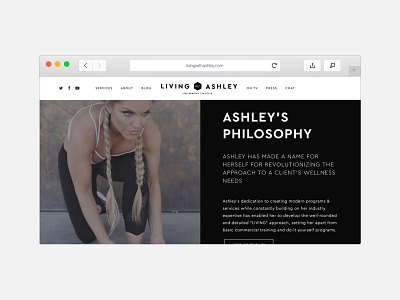 Living with Ashley | New Look logo new look redesign web design