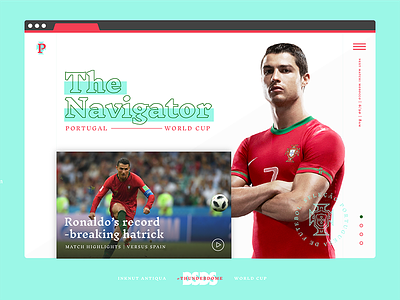 Ronaldo Layout | BSDS Thunderdome bsds portugal soccer thunderdome web web layout worldcup