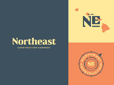 Northeast Construction Logo Direction