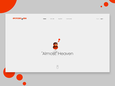 "Almost" Heaven animation design flat illustration illustrator logo minimalism ui ux web web design website