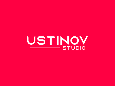 Ustinov Studio background brand brand design branding branding agency clean design designer font font logo grahic logo logolove logotype minimal minimalism minimalist simple studio