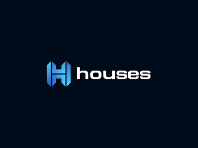 Houses branding design dwelling graphic design h home houses icon logo logotype minimal premises products sale simple
