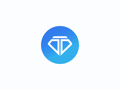 TonPlacer bot branding design diamond gradient graphic design icon letter logo logolove logotype minimal minimalist simple t telegram ton toncoin