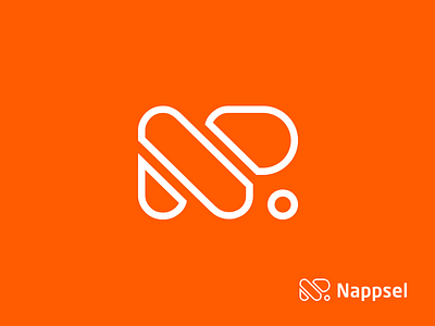 Nappsel v2 branding design icon logo logolab minimal np programmer ui developer web development