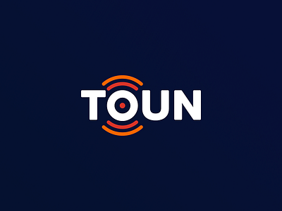 Toun v3 design effects gradient logo logolove logotype minimalist music simple sound track wave