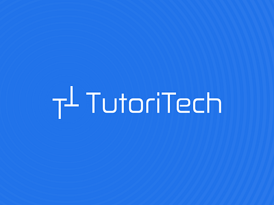 TutoriTech v3 blue branding design education icon logo logolove logotype minimal minimalist platform simple tech tutorial