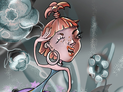 Lady Bug character design digital art illustration painting photoshop procreate