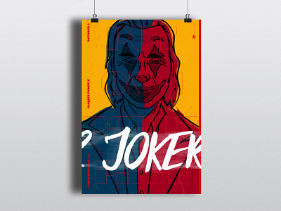 Joker alternative alternative movie poster batman design film film poster illustration illustrator joker movie photoshop procreate