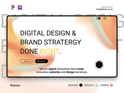Digital Alchemists 🧪 branding ui ux webdesign