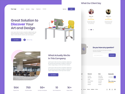 Landing Page : Digital Agency agency agency landing page agency website digital agency interface landing landing page office ui design uiux web app web design web designer web page web ui website wireframe