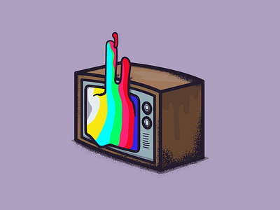Daily #6 / Protovision colour daily illustration jack harvatt magic new tv vector