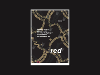 Daily #12 / RED colour daily gradient illustration jack harvatt magic new pattern red type typography vector