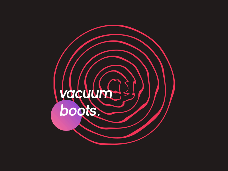 Daily #17 / Vacuum Boots after effects animation colour daily gradient illustration jack harvatt magic new vector