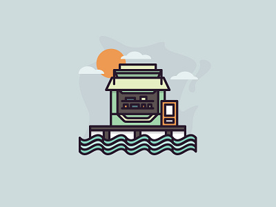 Daily #55 / Shacks & Supplies colour cool shit daily gradient illustration jack harvatt magic new vector wavey