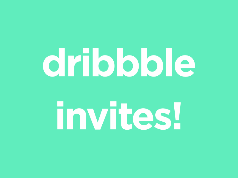 Daily #58 / Dribbble Invite Winners! 🎉