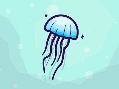 Daily #65/ Jellyfish colour cool shit daily gradient illustration jack harvatt magic new vector wavey