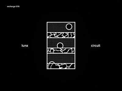 Daily #76/ luna circuit colour cool shit daily gradient illustration jack harvatt magic new space vector wavey