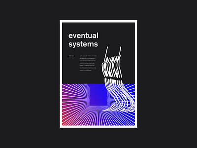 Daily #89/ Eventual Systems P1 colour cool shit daily gradient illustration jack harvatt magic new typography vector wavey