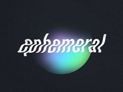 Daily #93/ ephemeral colour cool shit daily gradient illustration jack harvatt magic new typography vector wavey