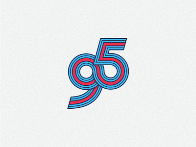 Daily #95/ five to go! colour cool shit daily gradient illustration jack harvatt magic new typography vector wavey