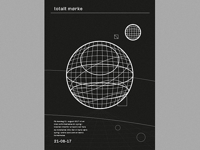 hidden from sol black circle eclipse lines planet poster solar space white
