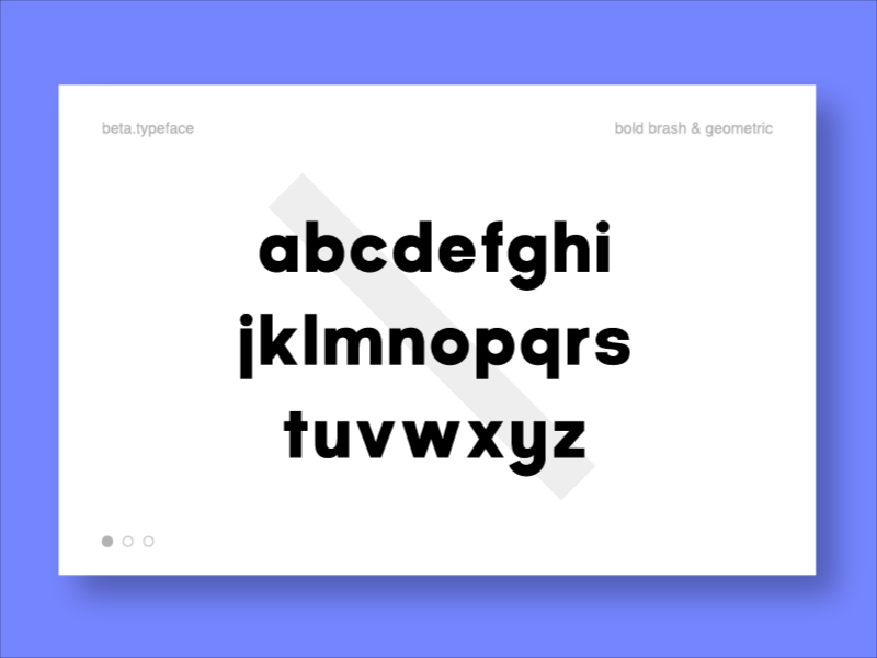 beta typeface