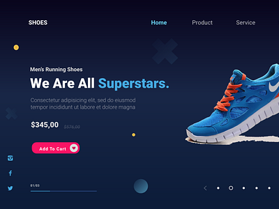 Shoes Landing Page