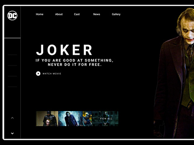 JOKERBATMAN branding design illustration logo typography ui ux vector web website