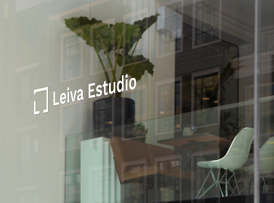 Leiva Estudio - Brand Identity architecture logo minimalist mockup