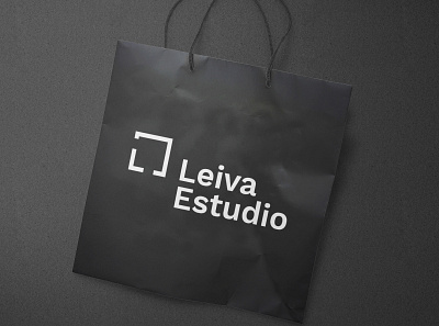 Leiva Estudio - Brand Identity architecture logo minimalist mockup